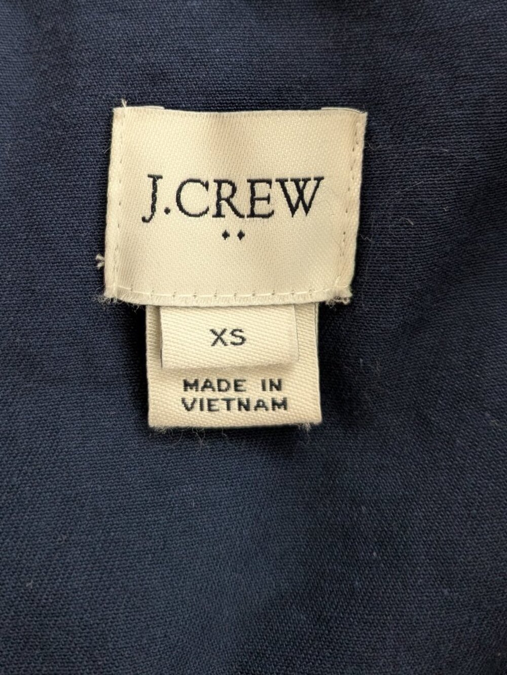 Navy J. Crew Factory Utility Jacket with Hood - Size XS - Picture 4 of 4
